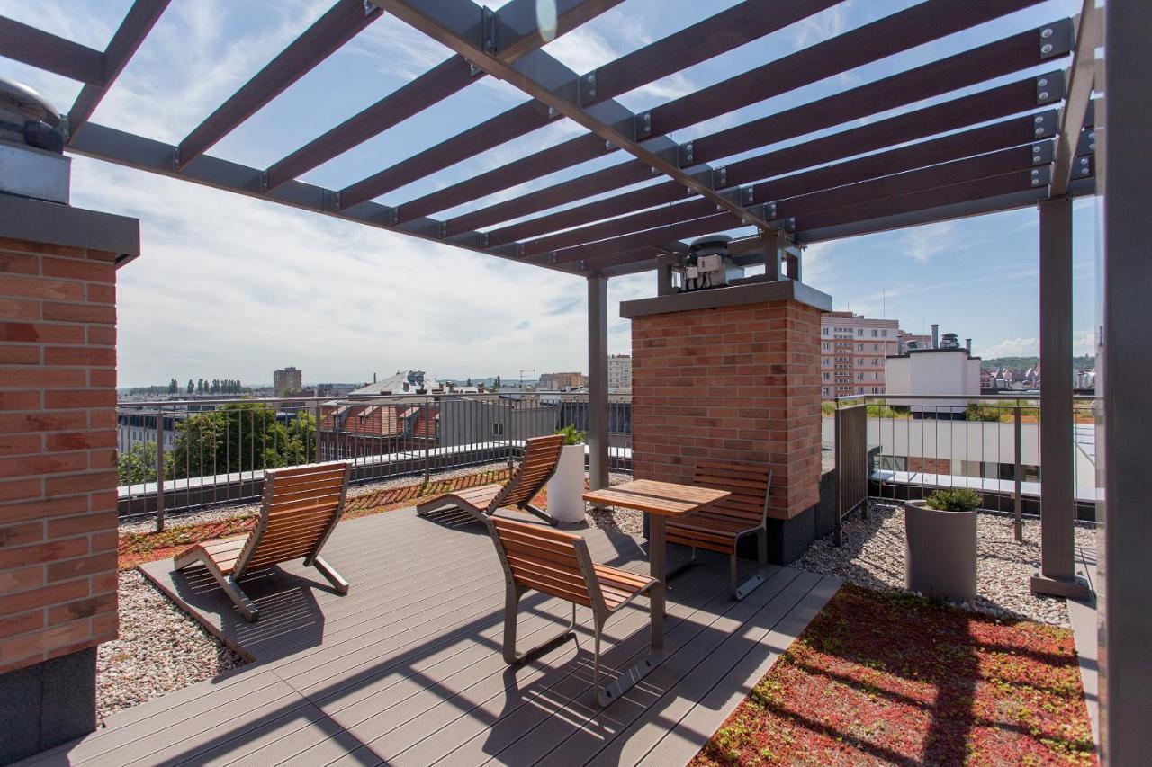 Gdansk, Dlugie Ogrody 18 - Rooftop Terrace, Parking 外观 照片